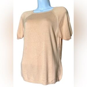 Nice 🍑 Peach Short Sleeve Sweater Cherokee